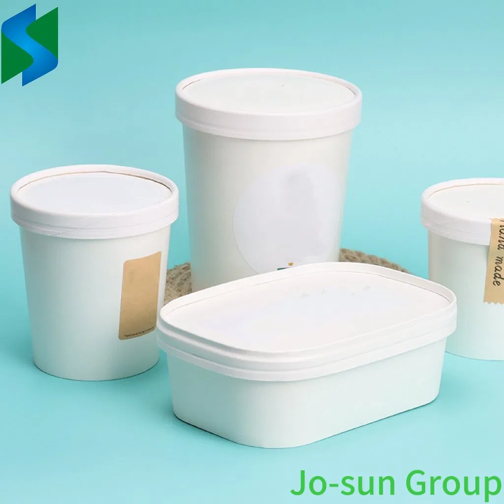 Jo-Sun Environmentally Degradable Disposable Kraft Paper Soup Bucket