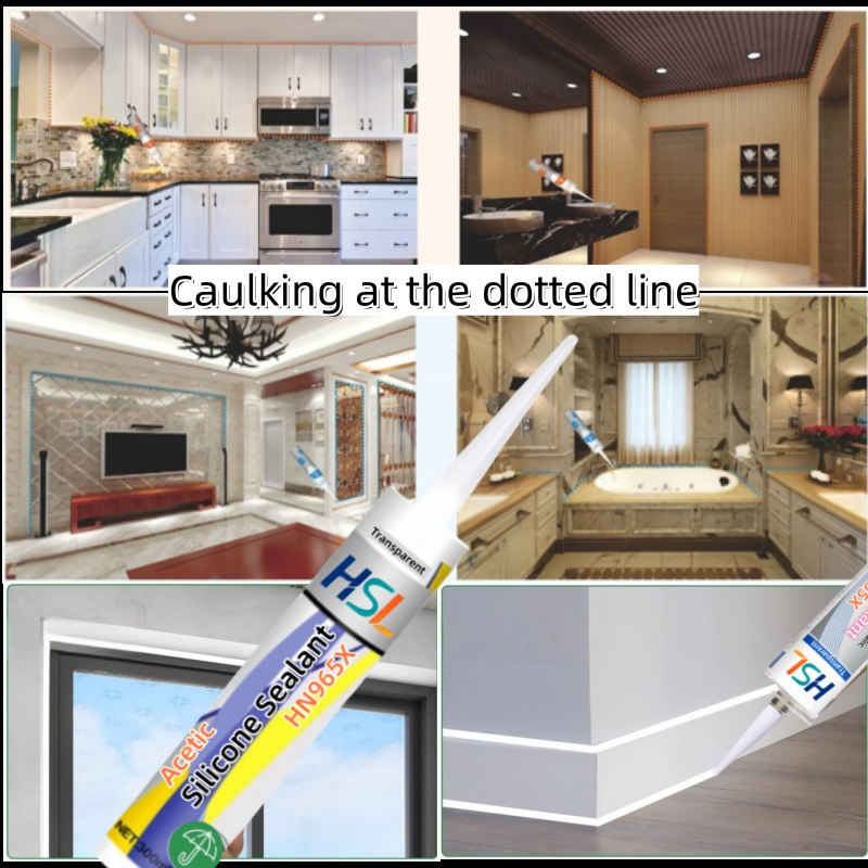 Premium Waterproof Silicone Sealant for Indoor Glass Applications