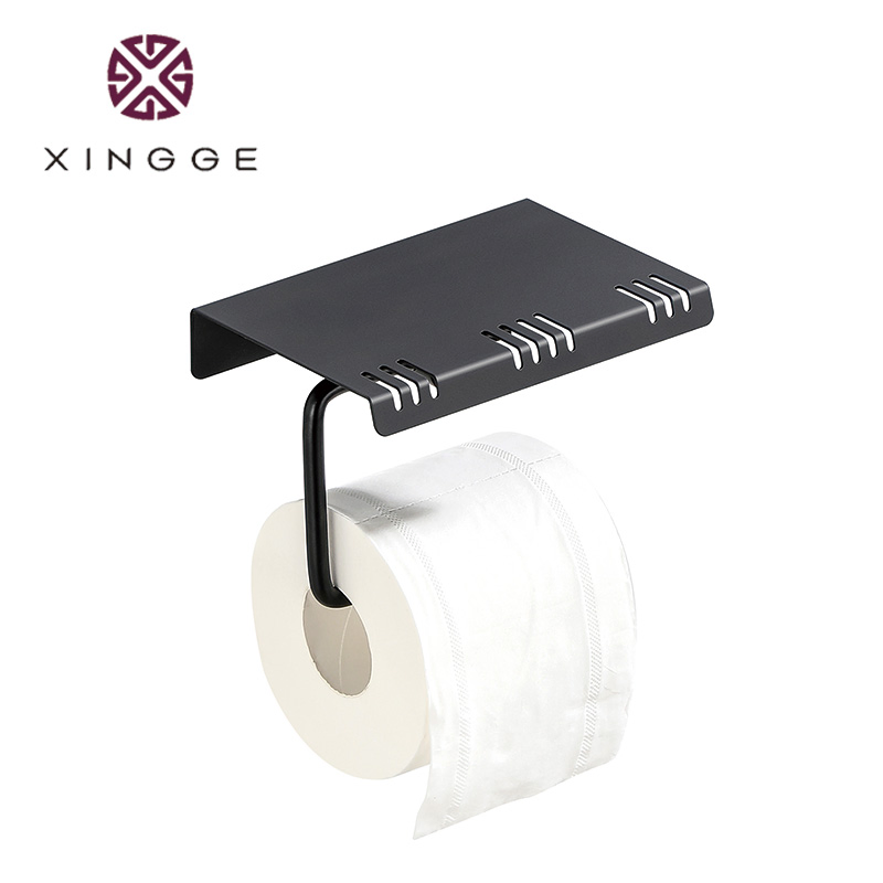 Premium Wall-Mounted Luxury Toilet Paper Holder for Bathrooms