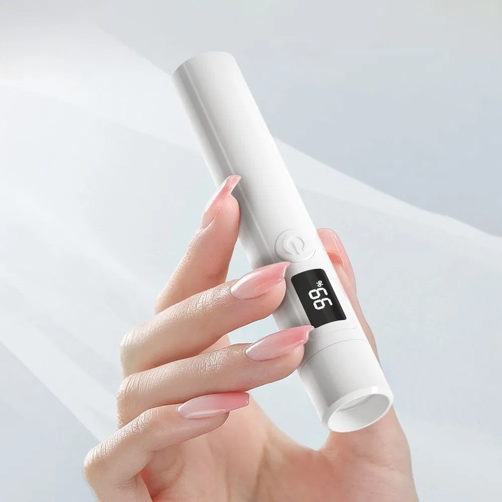 360 Rotatable Gel X Soft Gel Nail Tip Extension Curvy Flash Cure Small Cordless Rechargeable Mini UV LED Nail Lamp