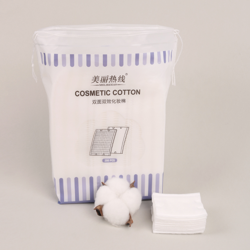 Soft White Makeup Remove Cotton Pads - OEM & ODM Services Available