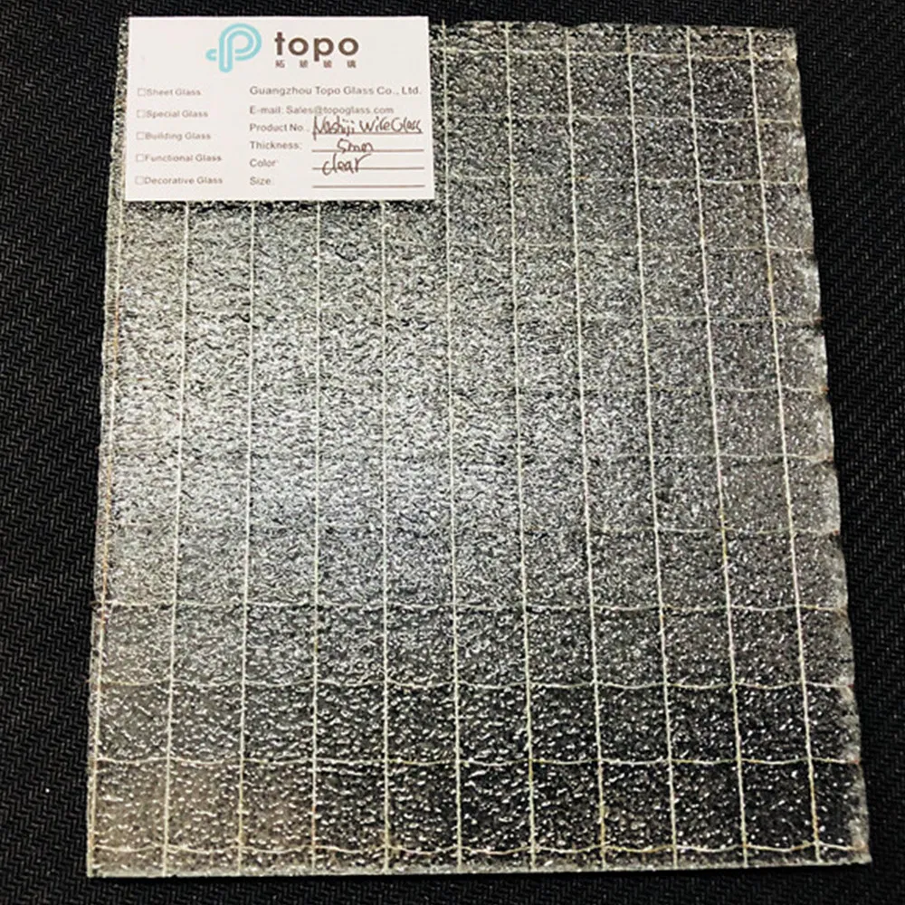 Tempered Laminated Wired Glass with Wire Mesh