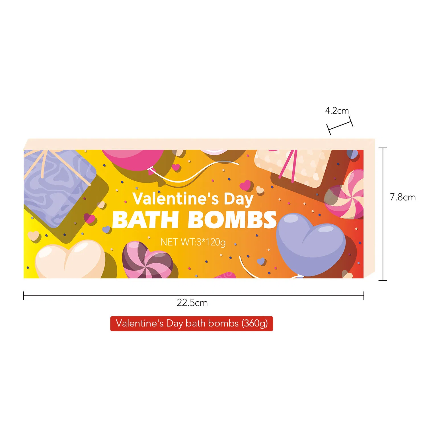 Handmade Vegan Relaxing Bath Bombs with Essential Oils for Aromatherapy