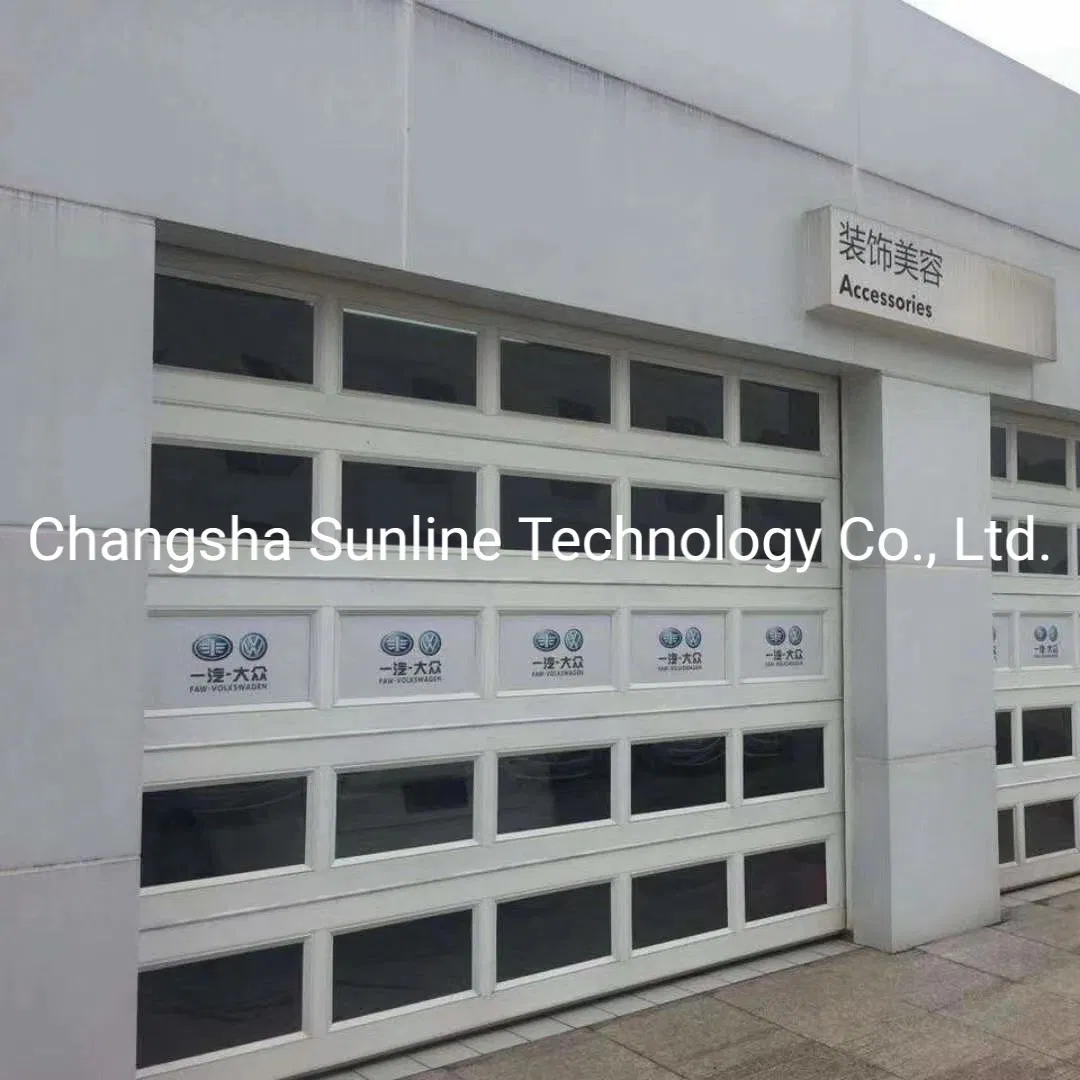 Perspective Canopy Aluminum Full View Garage Doors