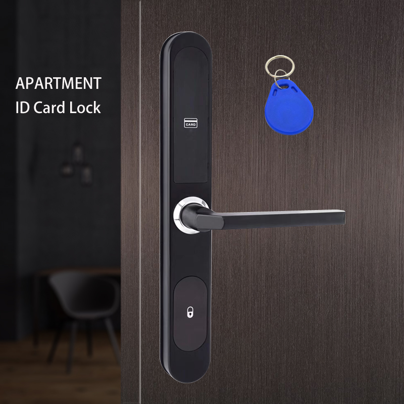 Waterproof RFID Card Door Lock with European Mortise for Hotel