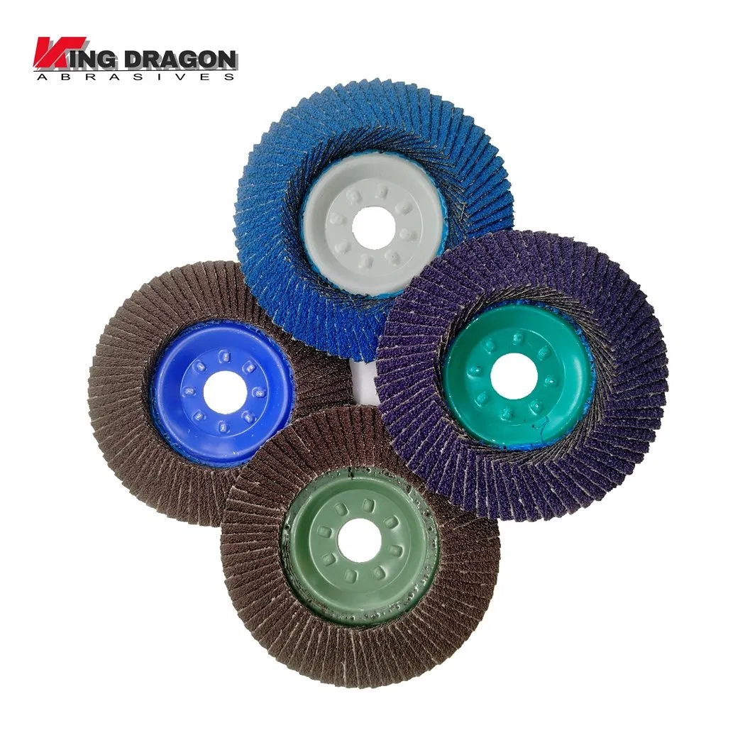 Лепестковый шлифовальный диск 125мм, коричневый электрокорунд