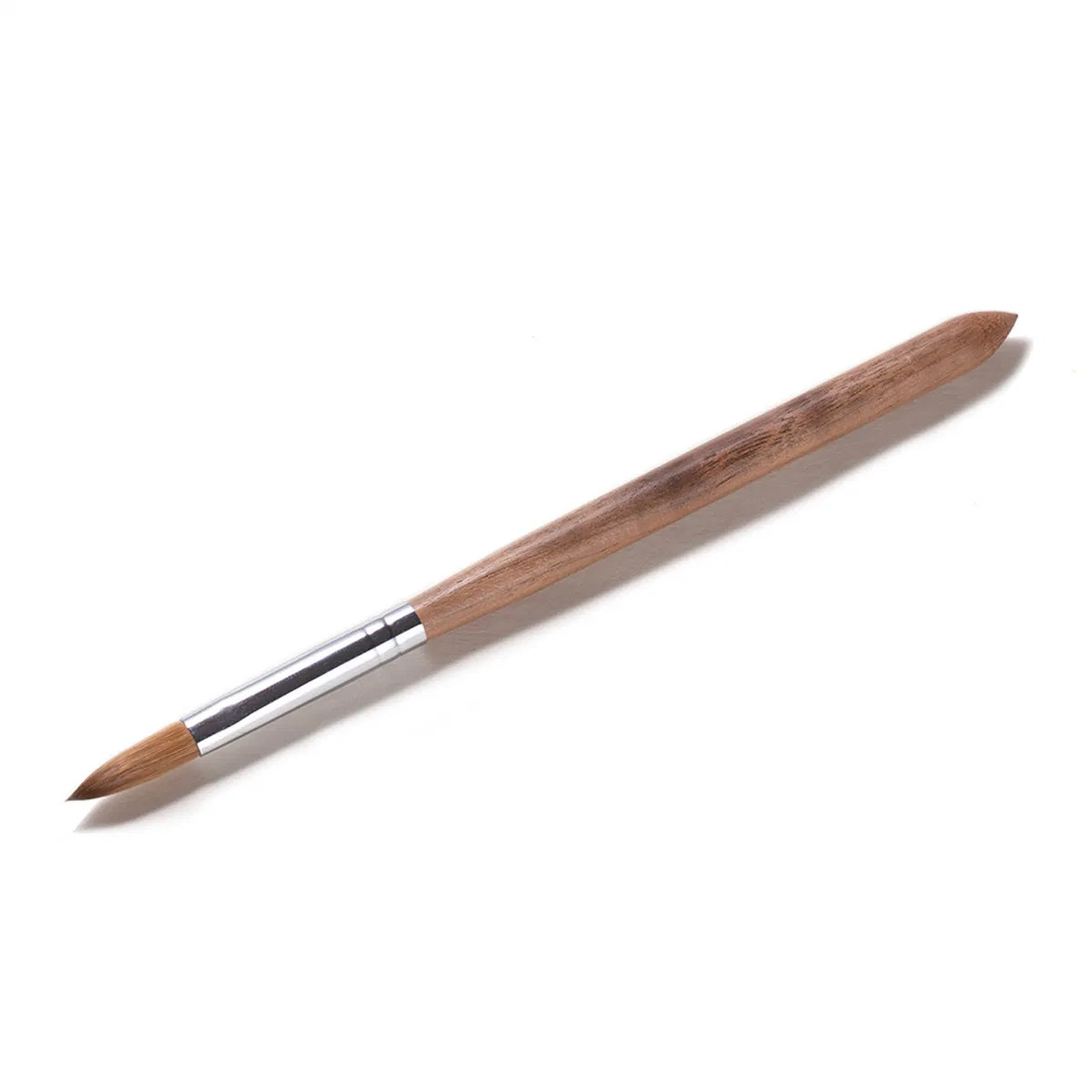 Wholesale High Quality Wood Polish Brush Nail Acrylic Brush Manicure Pinceles Manicure Tool Pure Sable Kolinsky UV Gel Nail Art Brushes
