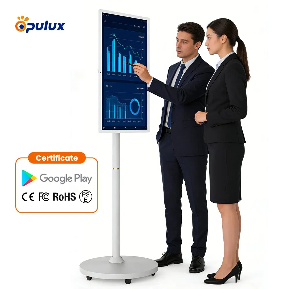 32-дюймовый портативный смарт-телевизор Android с сенсорным экраном