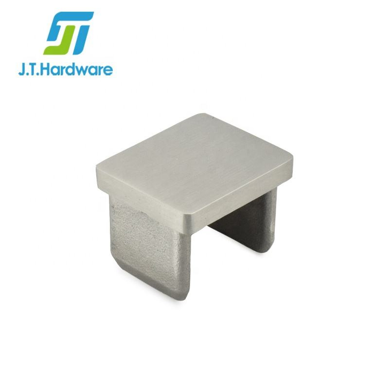 Jthardware Stainless Steel 316 Stair Cap Handrail Tube Square End Caps for Stair Balcony