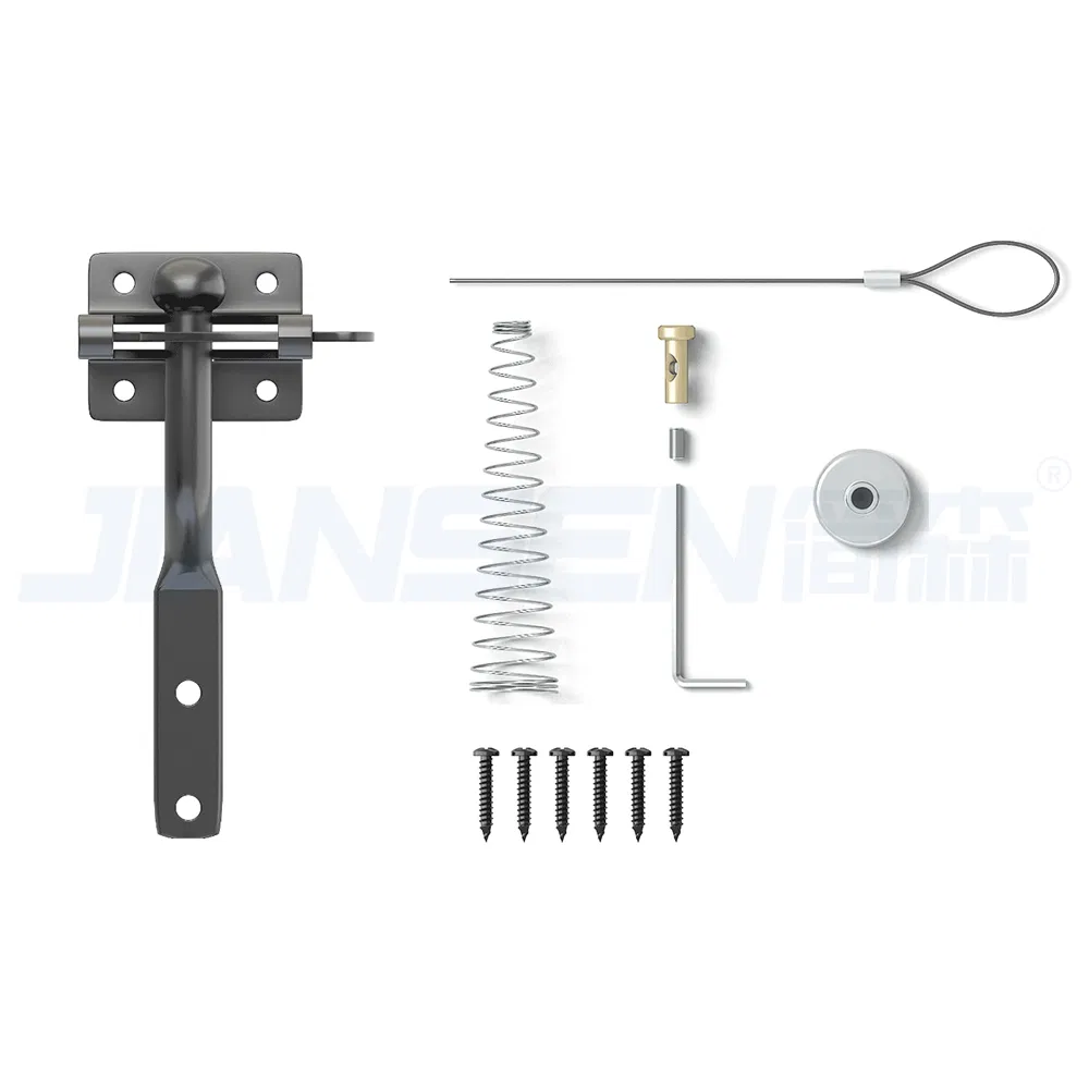 Us Local Stock American Style Black Carbon Steel Small Gravity Latch