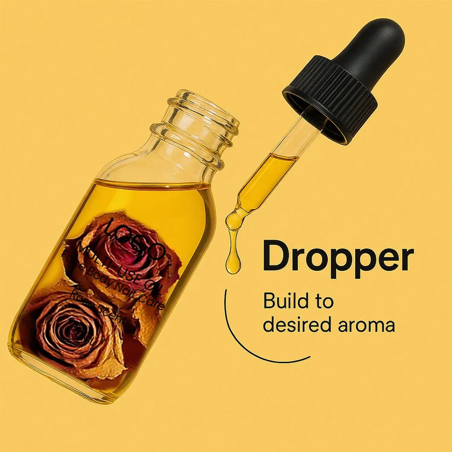 OEM Multi-Purpose Rose Oil: Anti-Bacterial, Skin Rejuvenation, Muscle/Joint Relax, Aromatherapy Disinfection