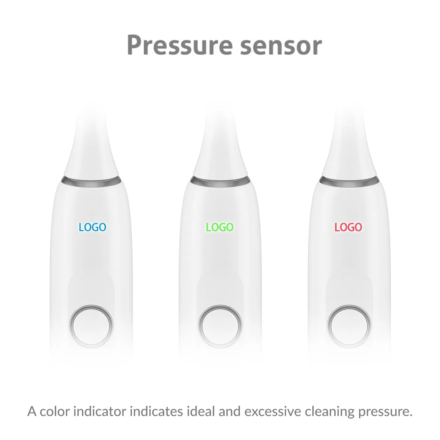 Award-Winning Product 120-Day Battery Powerful Motor Ipx8 Professional Sonic Electric Toothbrush with Pressure Sensor Travel Case with UV Sterilizer