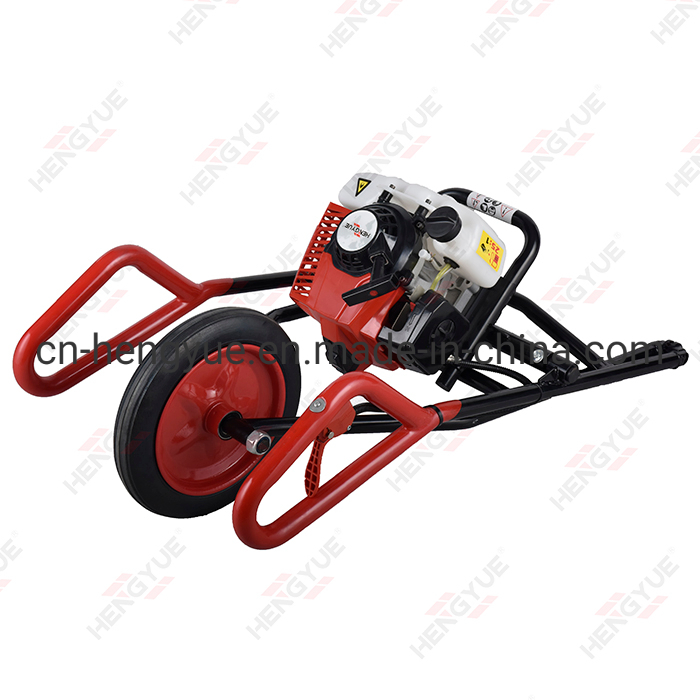 68cc Hand Push Earth Auger with Wheels