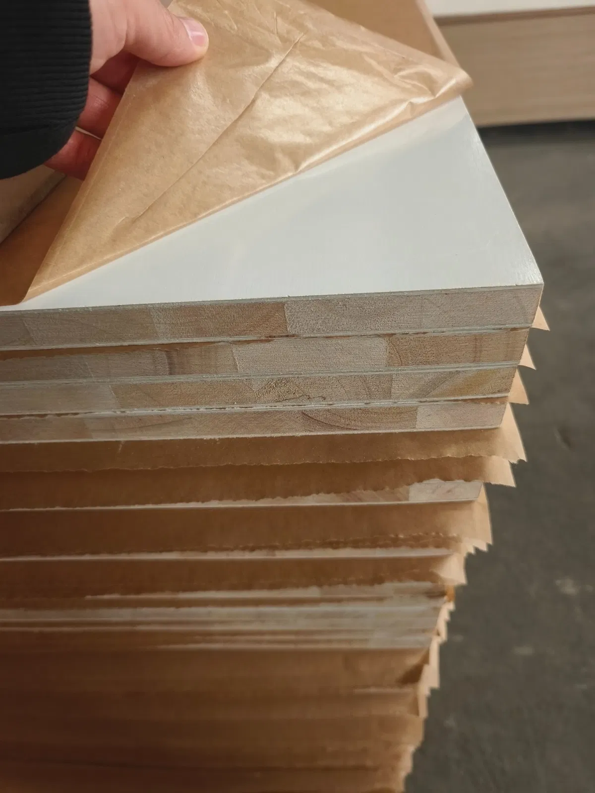 E1 Blockboard Falcata Core Block Board Melamine Blockboard for Furniture