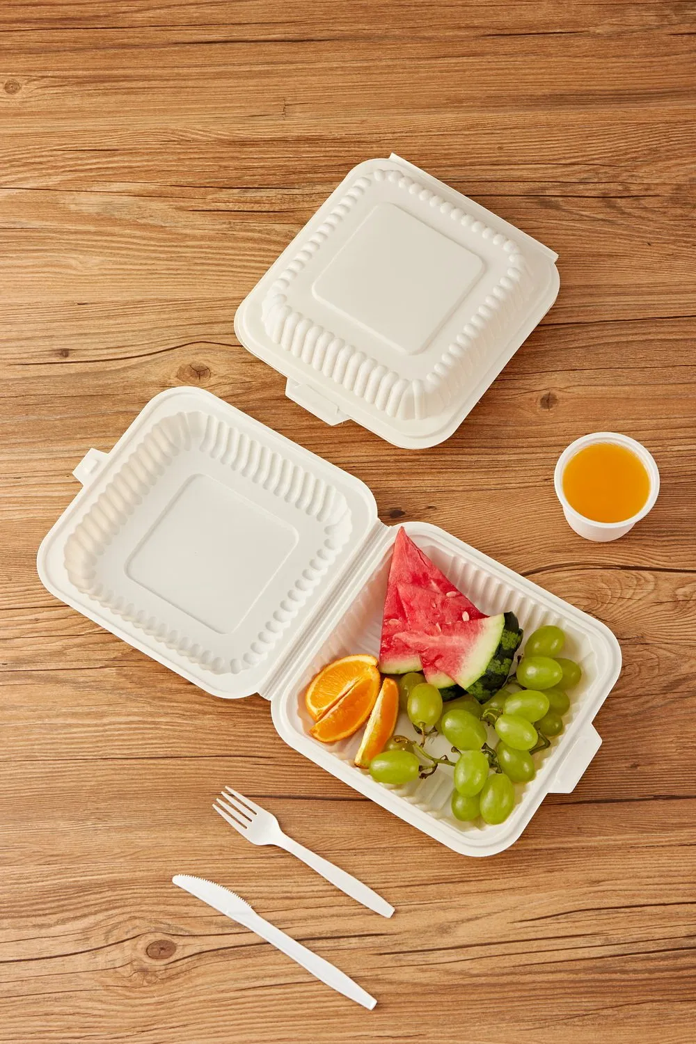 Biodegradable Disposable Custom Logo Meal Prep Container Takeaway Box Food Box