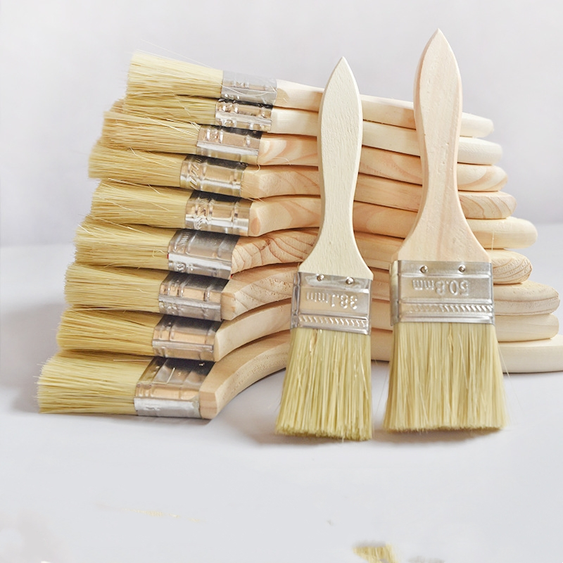 Кисть для живописи MSN с деревянной ручкой и щетиной