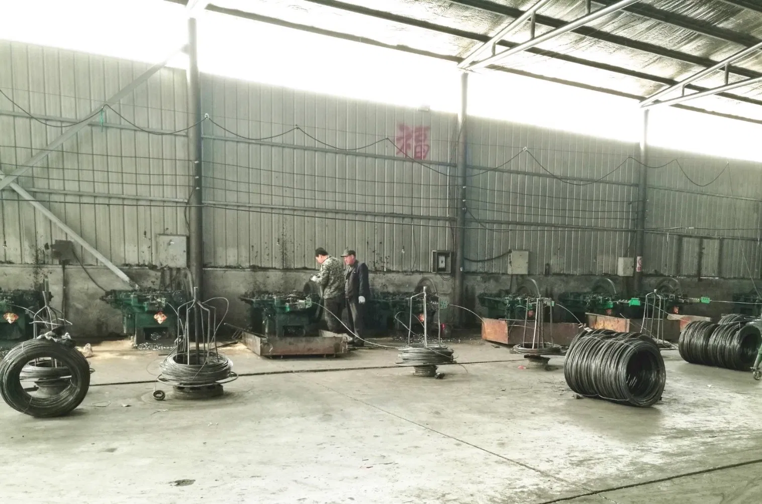 Umbrella Head Twist Shank Galvanized Roofing Nail with Washer (BWG10*2")