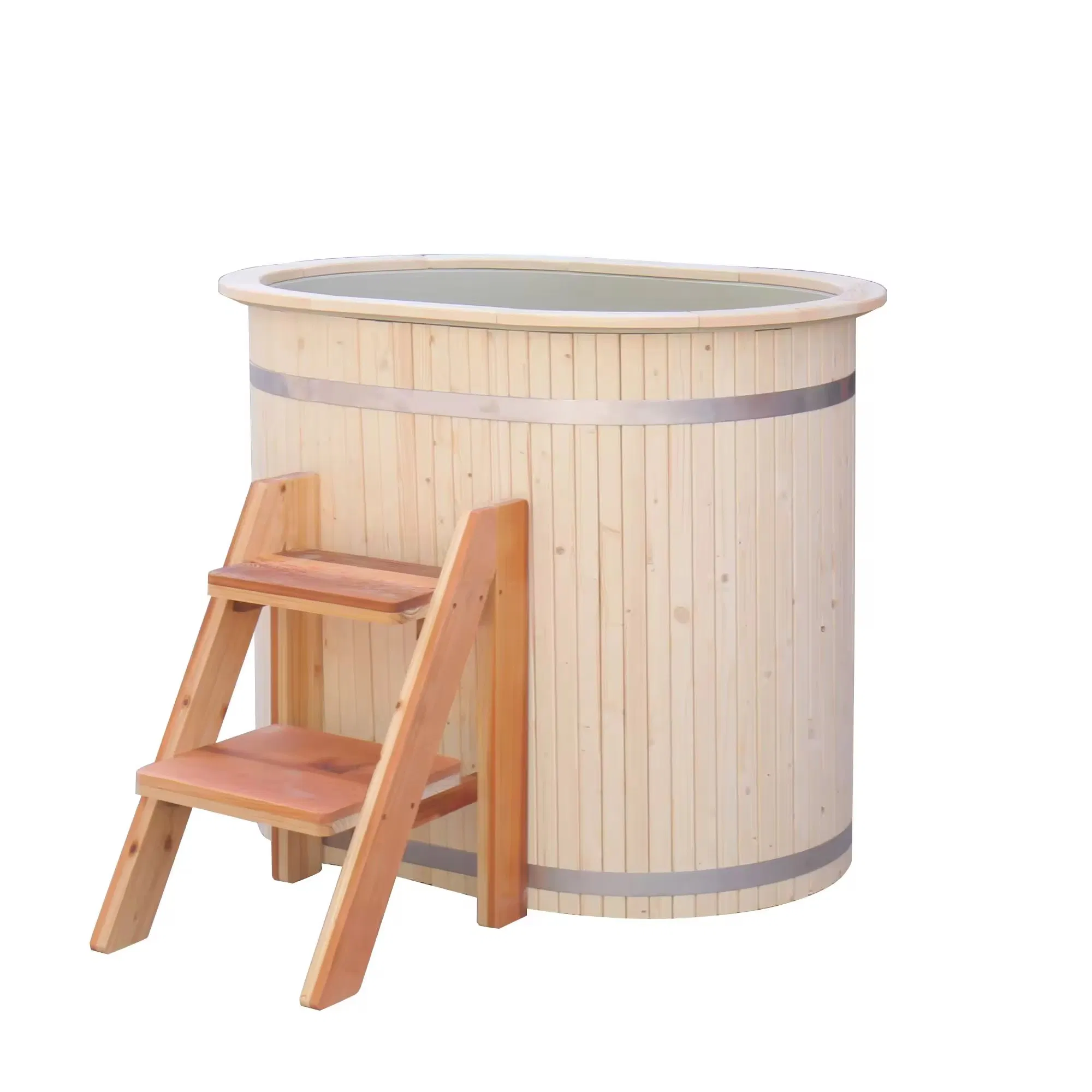 Hot Selling Portable Therapy Barrel Cold Plunge Ice Bath Tub with Chiller