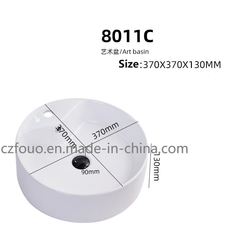 OEM Modern Round Bathroom Ceramic Sink Art Basin Sanitary Ware Wholesale Cheap Price Wash Basin