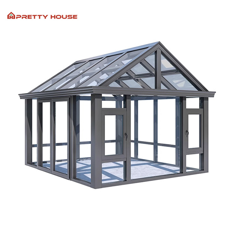 High Wind Resistance Retractable Large Swimming Pool Roof Foldable Aluminium Enclosures