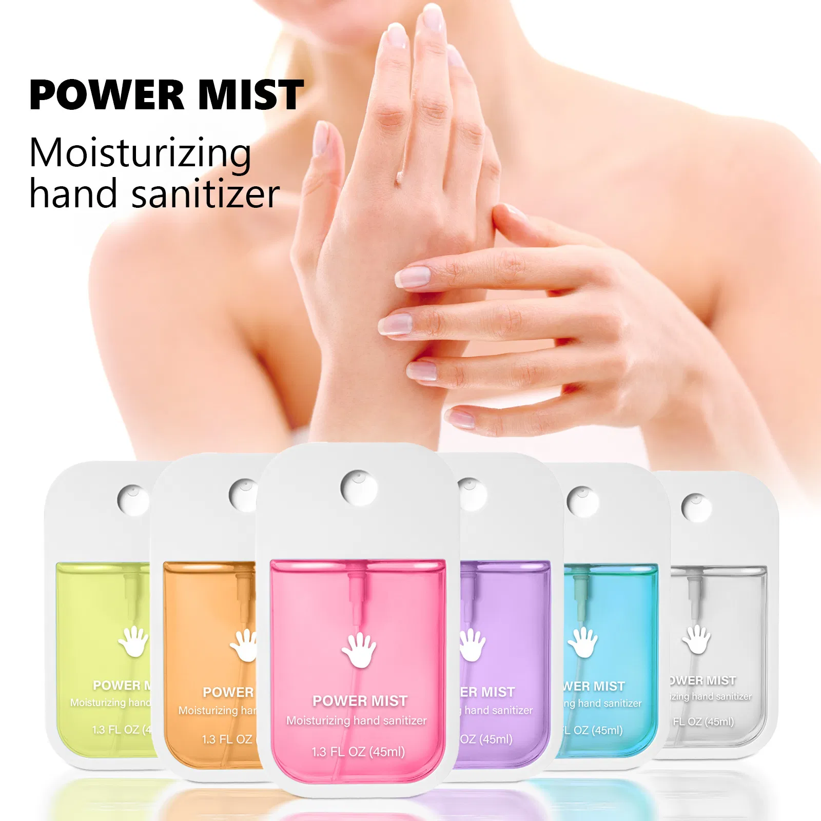 Customized Brand Touh Hand Land Sanitizing Kills Germs Hydrating Sanitizer Spray Mist