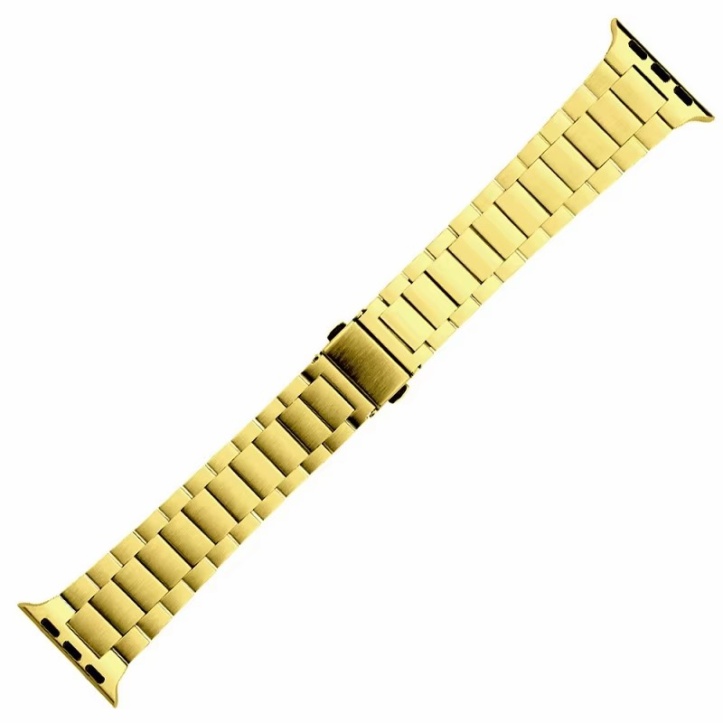 Slim Three-Link Stainless Steel Watch Strap/Band for Apple Watch
