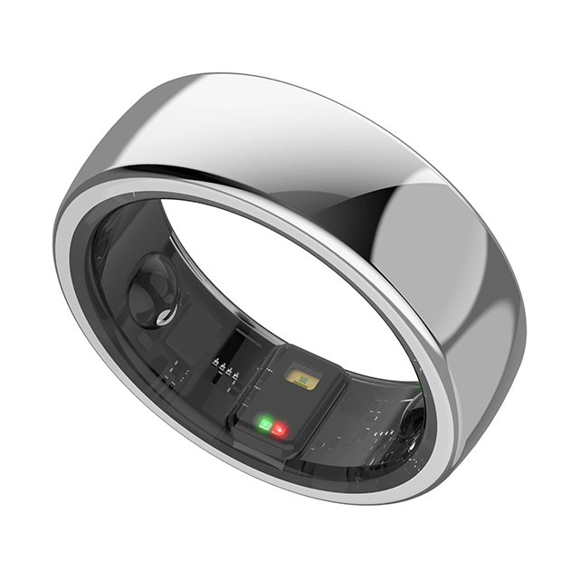 New Trend Fashion Health Ring Finger Fitness Tracker Heart Rate Blood Oxygen Waterproof Smart Ring with Wireless Charging
