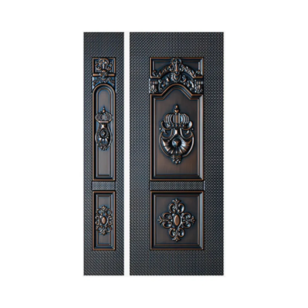 Embossed Metal Door Sheet Galvanized Steel Door Plates Panel Moulded Stamped Steel Door Skins