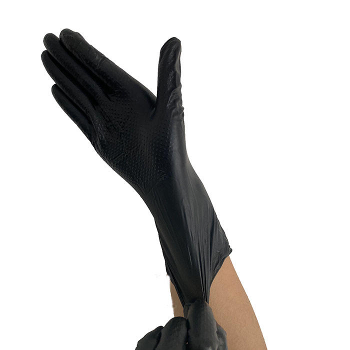 China Manufacturer Black Disposable Vinyl Safety Examination Protective PVC Nitrile Exam Glove for Hospital/Household/Beauty/Food