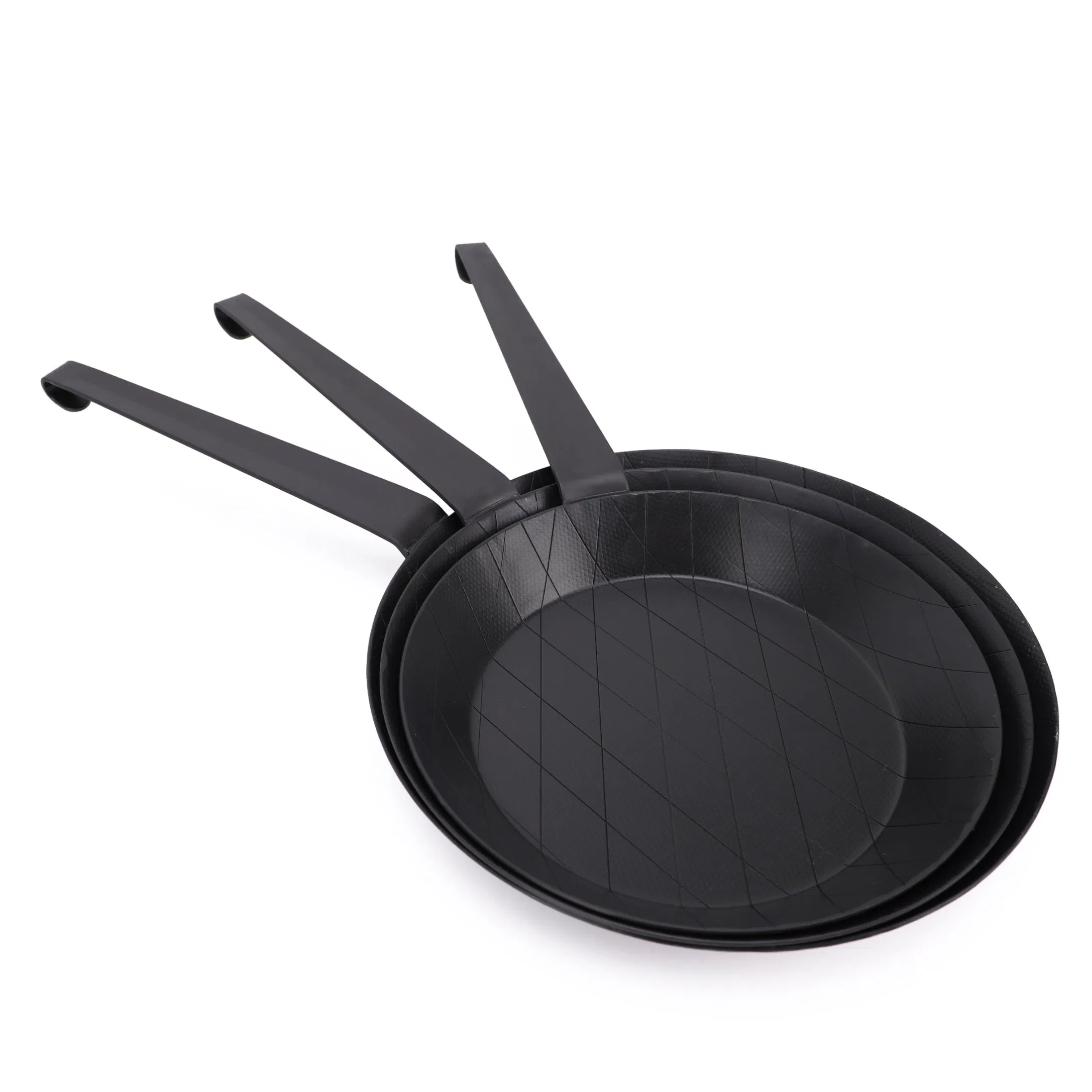 Чугунная сковорода для стейка 24/26/28 см без покрытия