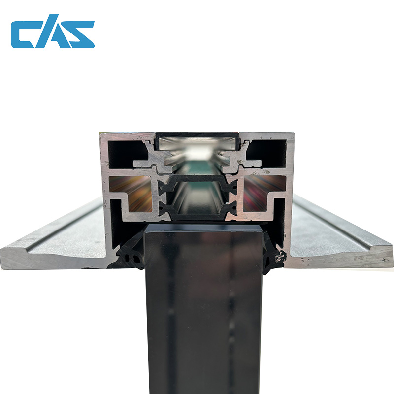 Commerical Durable Aluminum Triple Double Glaze Lowe Glass Facade Unitized Curtain Wall