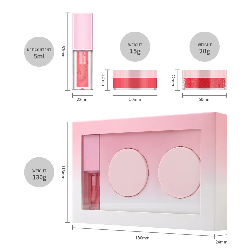 Ultimate 3 in 1 Lip Care Set for Hydration and Exfoliation