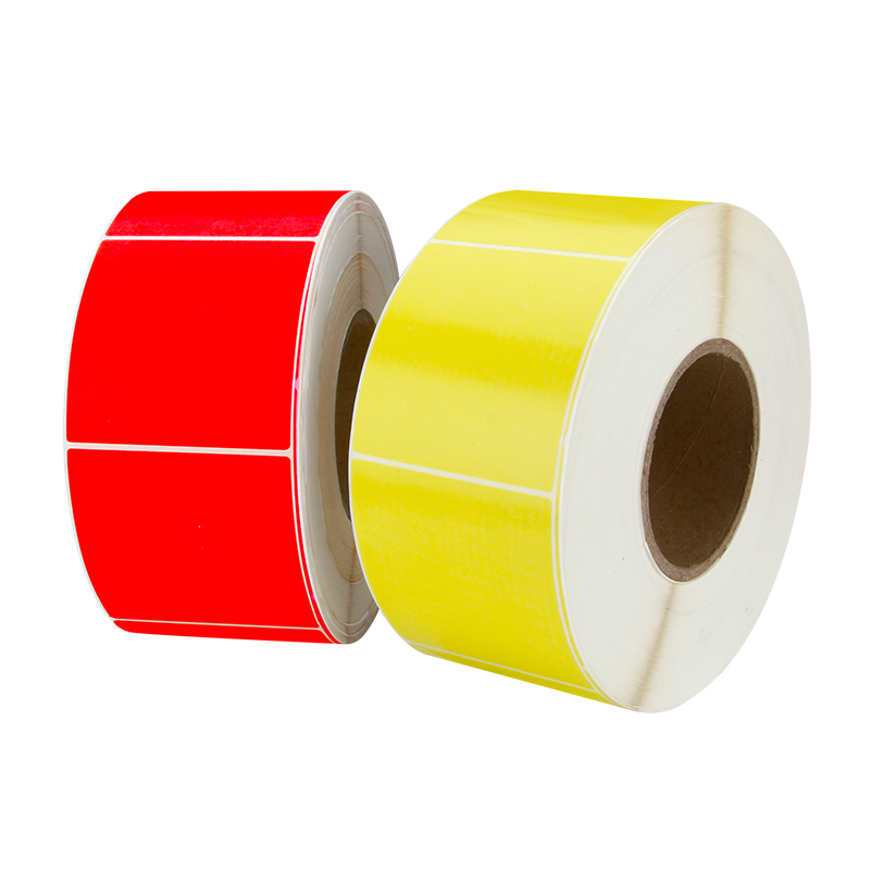Colorful Self-Adhesive Heat-Sensitive Paper Labels Red Yellow Blue Green Purple Thermal Label