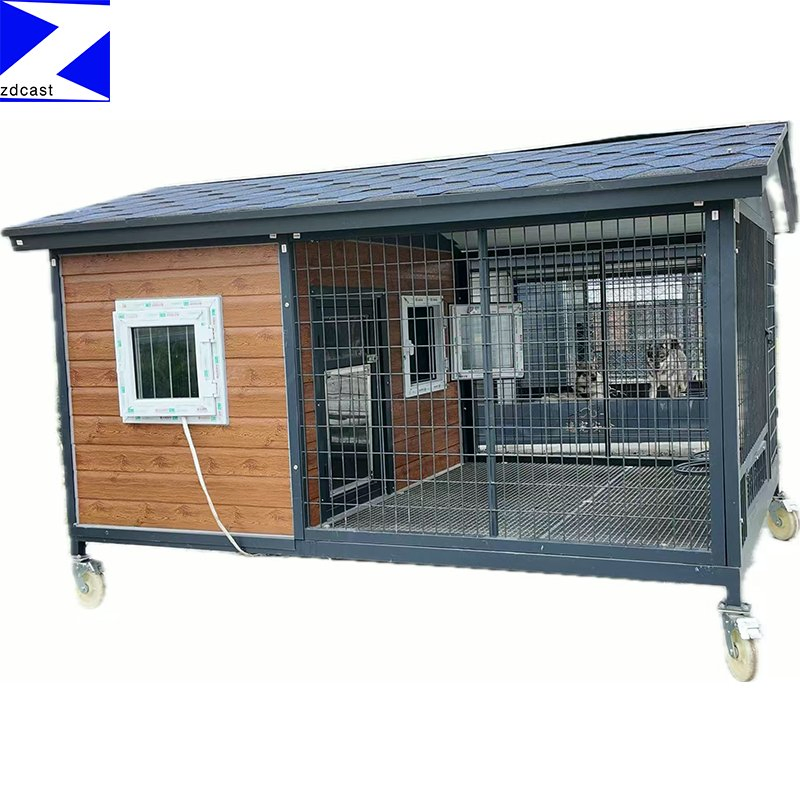 Ventilated Insulated Dog House with Sandwich Panel Airflow System