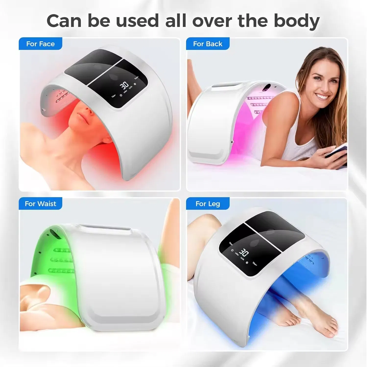 7 Color Cold Nano Spray Anti-Wrinkle Red Light Therapy Device Facial Beauty Use Professional PDT LED Light Therapy Machine