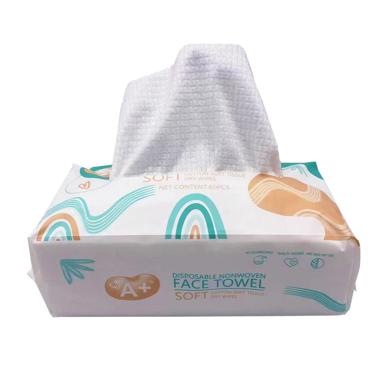 Disposable Cotton Non-Woven Face Towel Home Use Facial Cleaning Towel