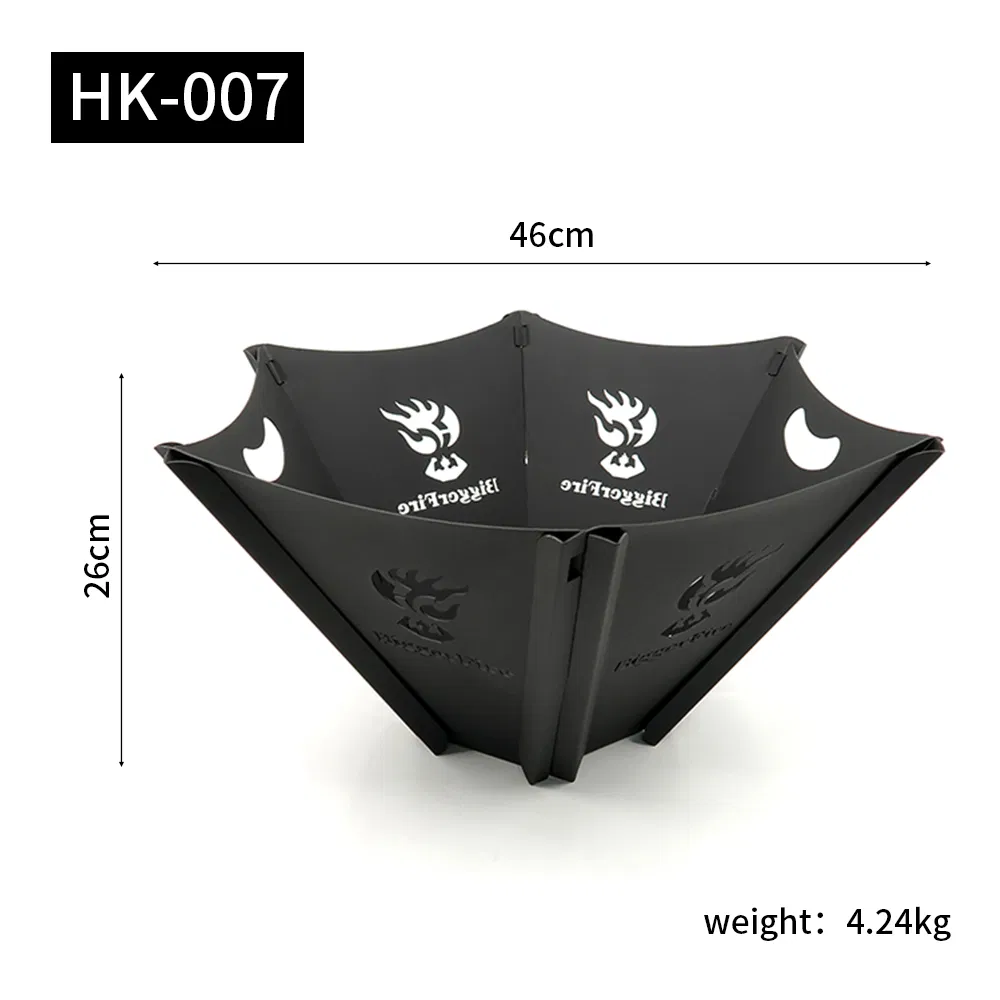 Большой современный переносной камин для улицы