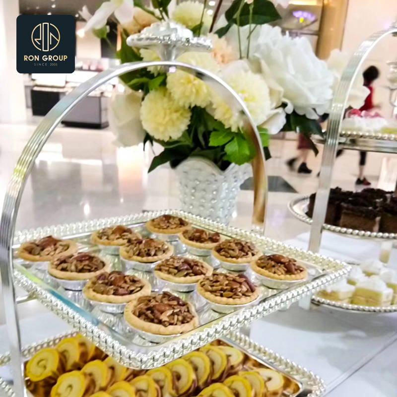 Hot Sale Elegant Multi-Tier Cake Stand for Weddings and Parties