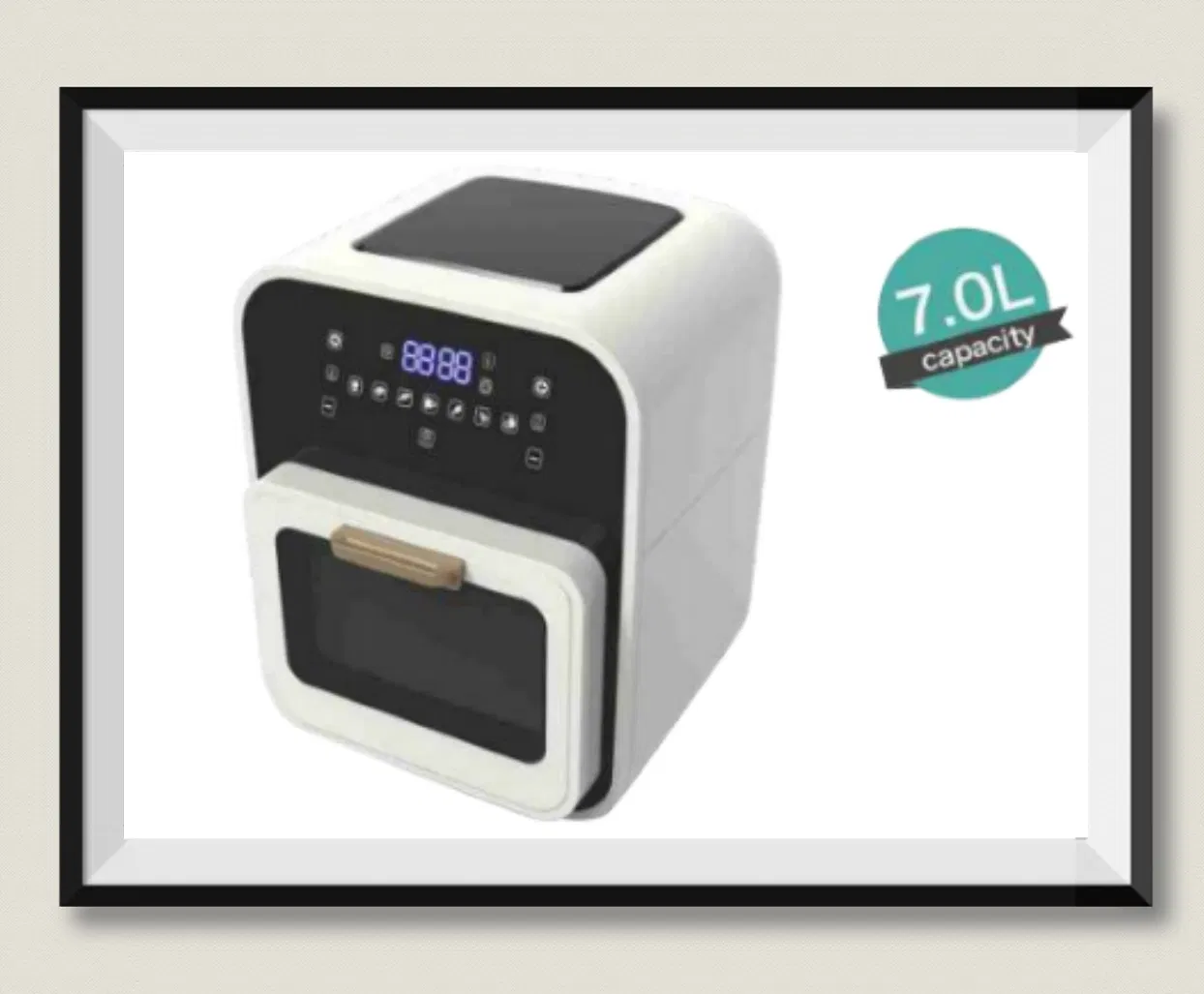 Precise Temperature and Time Controls Saving Time and Energy Oven Airfryer