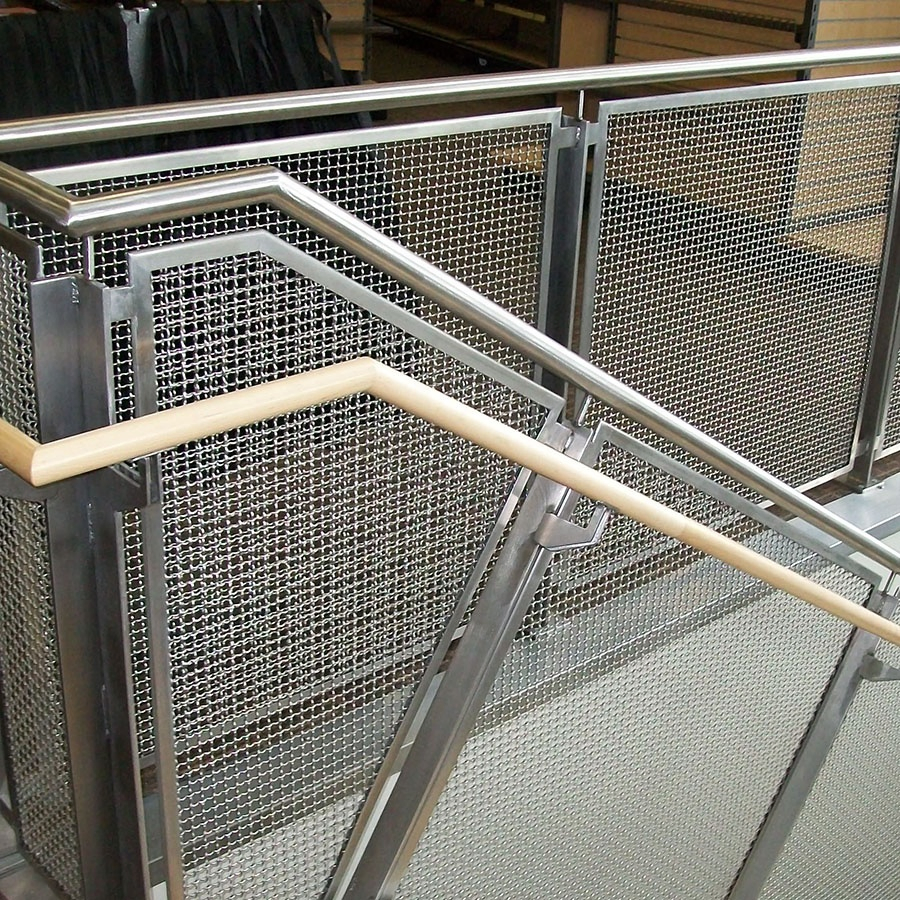 Stainless Steel Balcony Railing Wire Mesh Panel Deck Railing