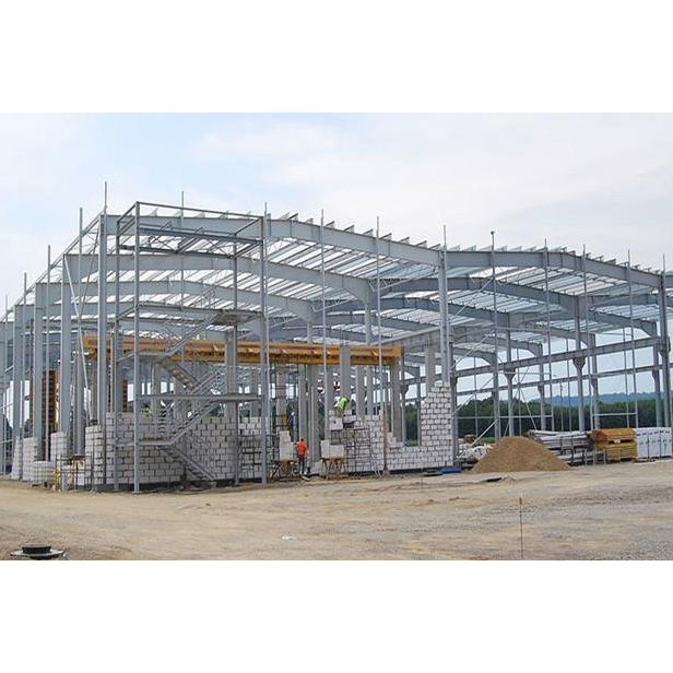 Light Metal Steel Structure Warehouse/Workshop/Building with Design Drawing