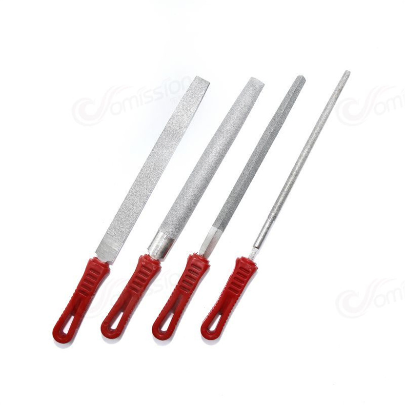 Diamond-Coated Files Efficient Glass Cutting and Tile Shaping Round Diamond Files