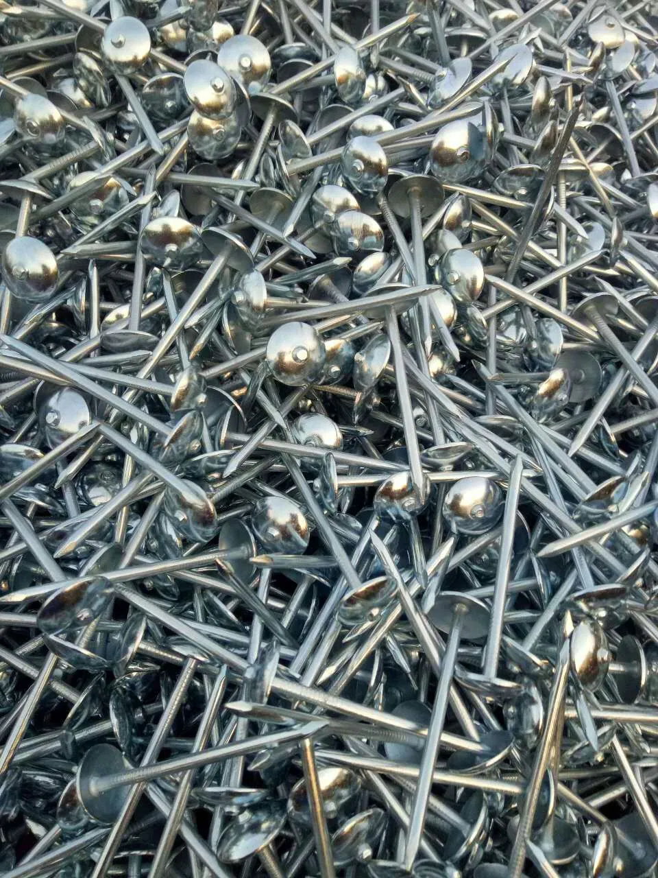 Galvanized Smooth Shank Roofing Nails with Umbrella Head