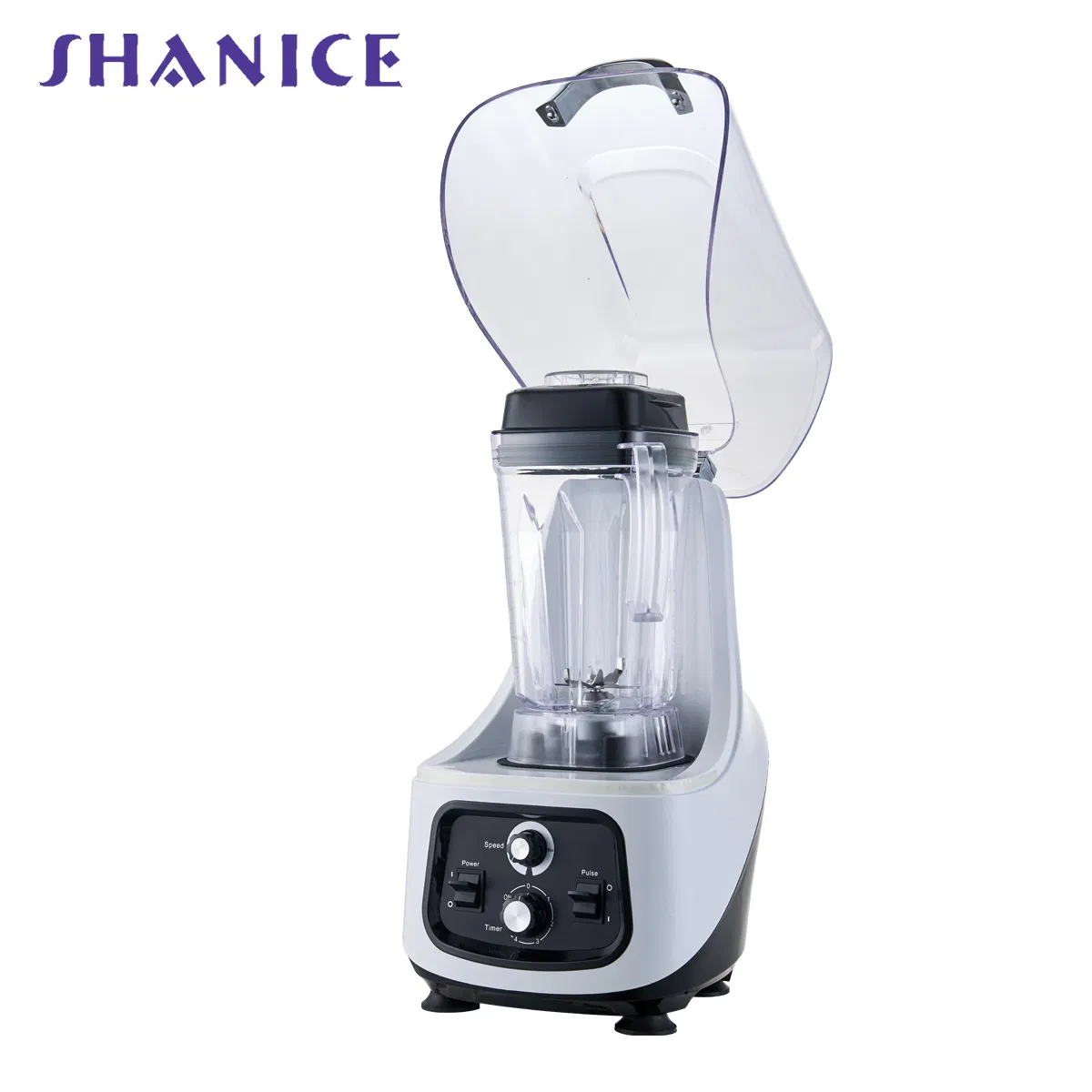 Heavy Duty Home Ice Crusher Powerful Commercial Blender with Sound Enclosure