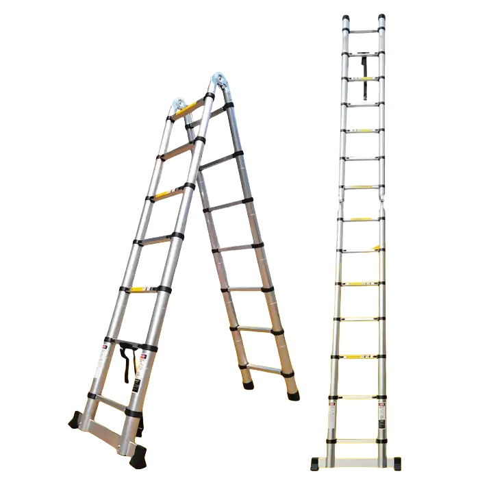 Double Sided Multipurpose Aluminum Telescopic Ladder