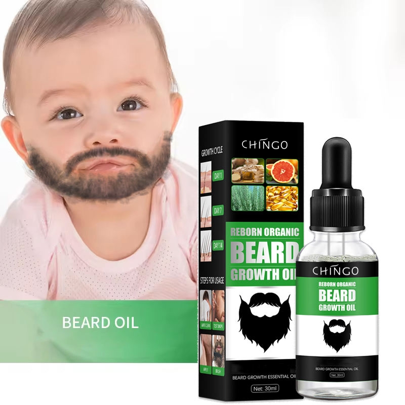Thicker Anti Loss Moisturizing Softening Beard Growth Oil Fast Absorption