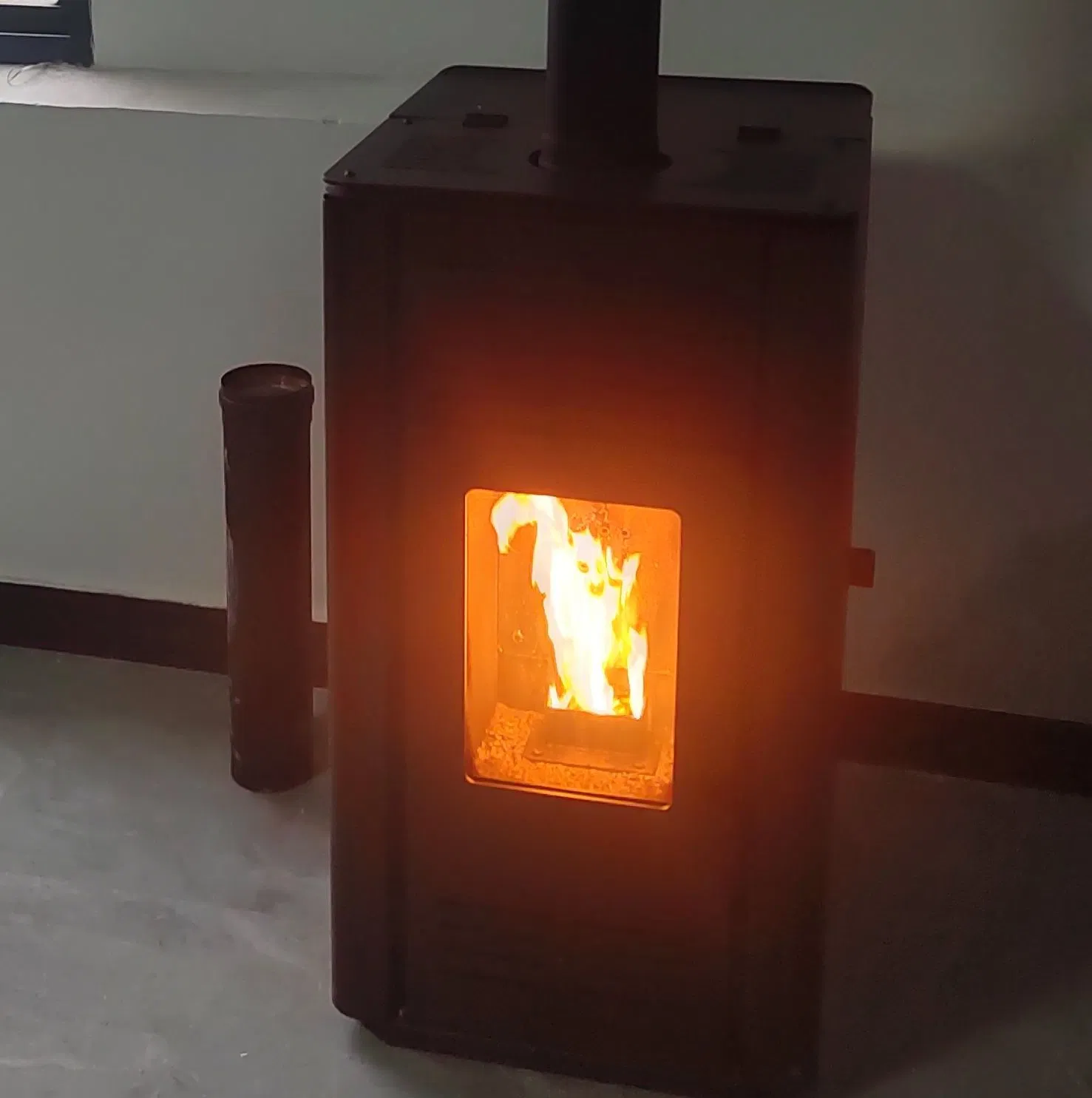 Дровяная печь на пеллетах 40-60 м² без электричества