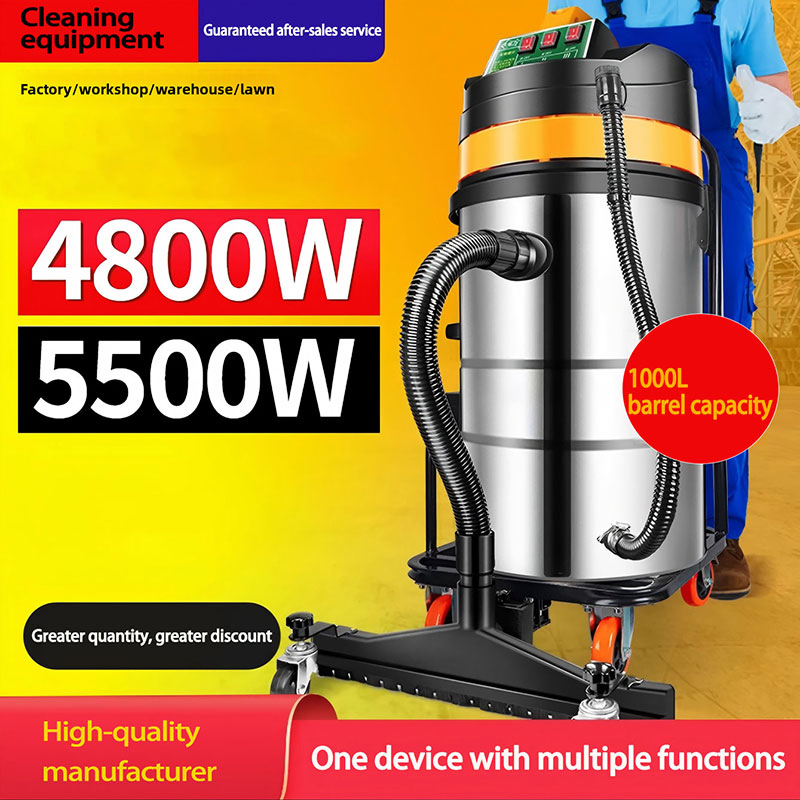 Heavy Duty 5000W Industrial Vacuum Cleaner 100L for Workshop & Warehouse