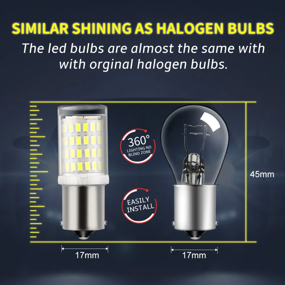 Светодиодные лампы для авто 1156 1157 7440 3157, 80 SMD