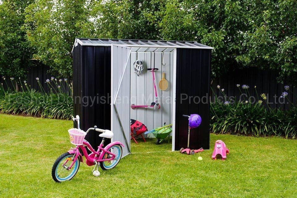 New Model 8X6 Gab; Le Roof Garden Shed Custom Outdoor Storage Shed High Quality Metal Sheds Summer House Rdsa8X6-G2